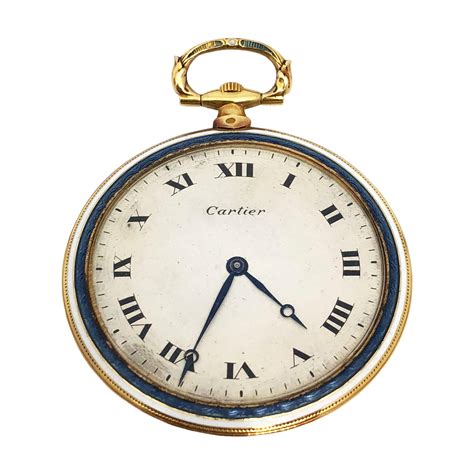 cartier pocket gold enamelled1905|Cartier Pocket Watches for Sale .